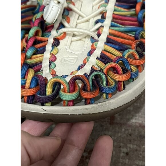 Keen Women’s Uneek Tie Dye Birch Sandals Shoes Size 9 - Picture 5 of 13